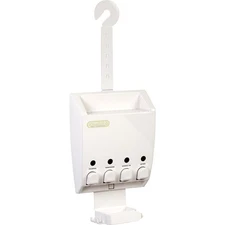 Better Living Ulti-Mate 4 Shower Caddy Shampoo and Soap Dispenser, 4 x 14.5 f...