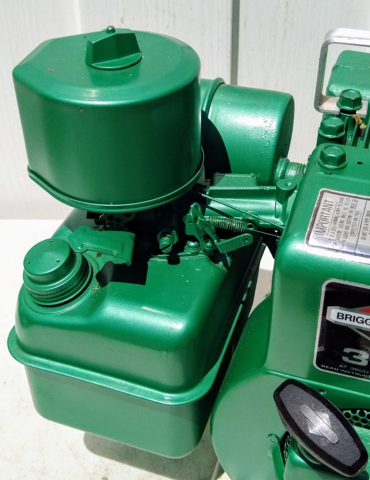 Strattonb VINTAGE BRIGGS & STRATTON B&S 3HP ENGINE MOTOR PUMP NOS GOCART MINI ...