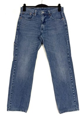 Levi's 502 Jeans Herren W31 Blau Denim Regular Straight Strauss Waterless Hose