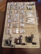 Lot Of 3 Tested New Old Stock Dual Coil Tattoo Machine, With Accessories