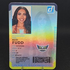 2026 Panini WNBA Donruss #1 Azzi Fudd Permit to Dominate RC Case Hit SSP Wings