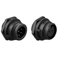 1pc BULGIN PX0412/12P Connector, Plug, 12, 24 to 28 AWG, Crimp and Solder,