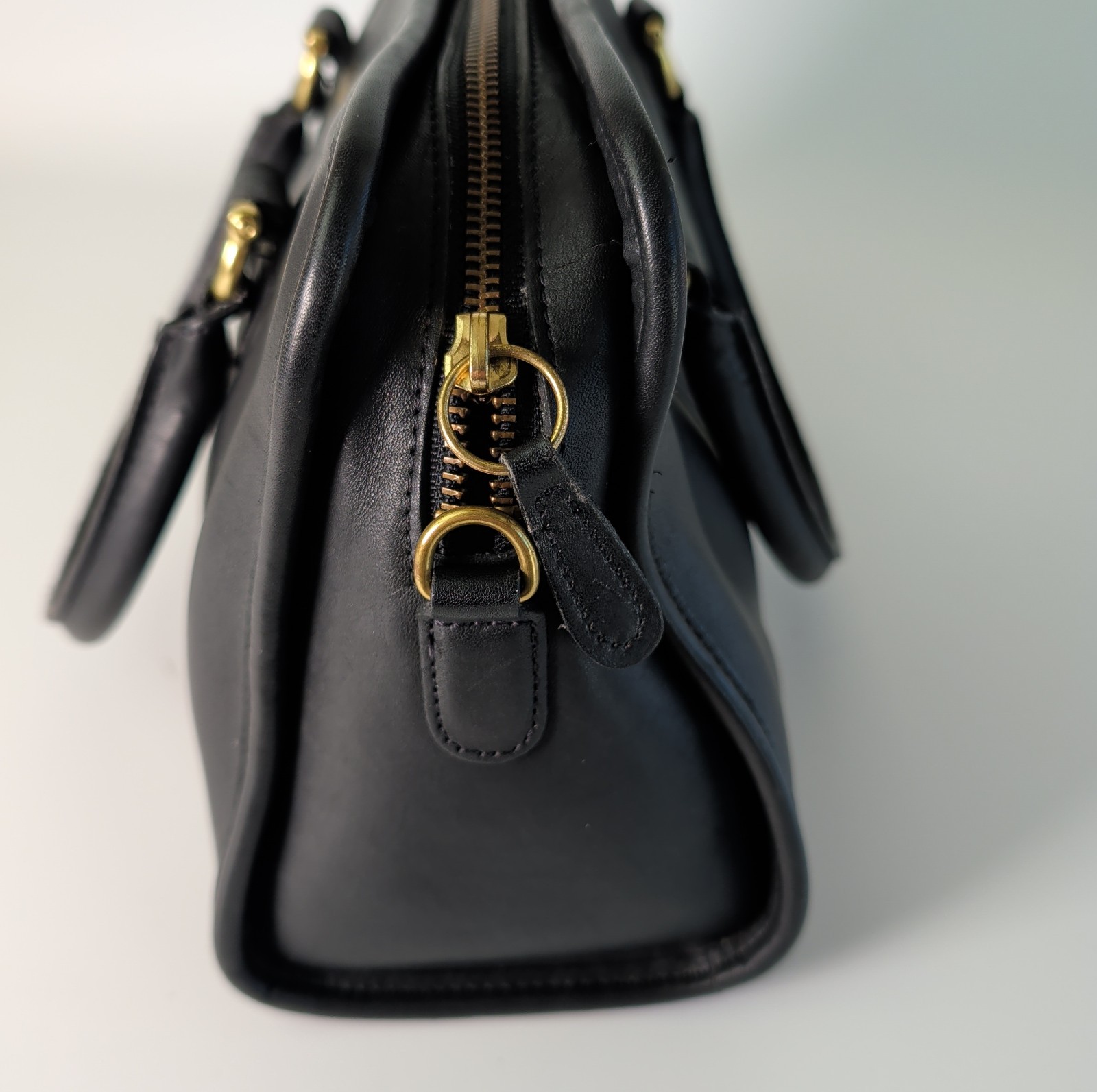 希少レアVintage Coach Beaumont Doctor's Bag Vintage Coach Beaumont Satchel Doctor Bag Leather Bla… - Gem