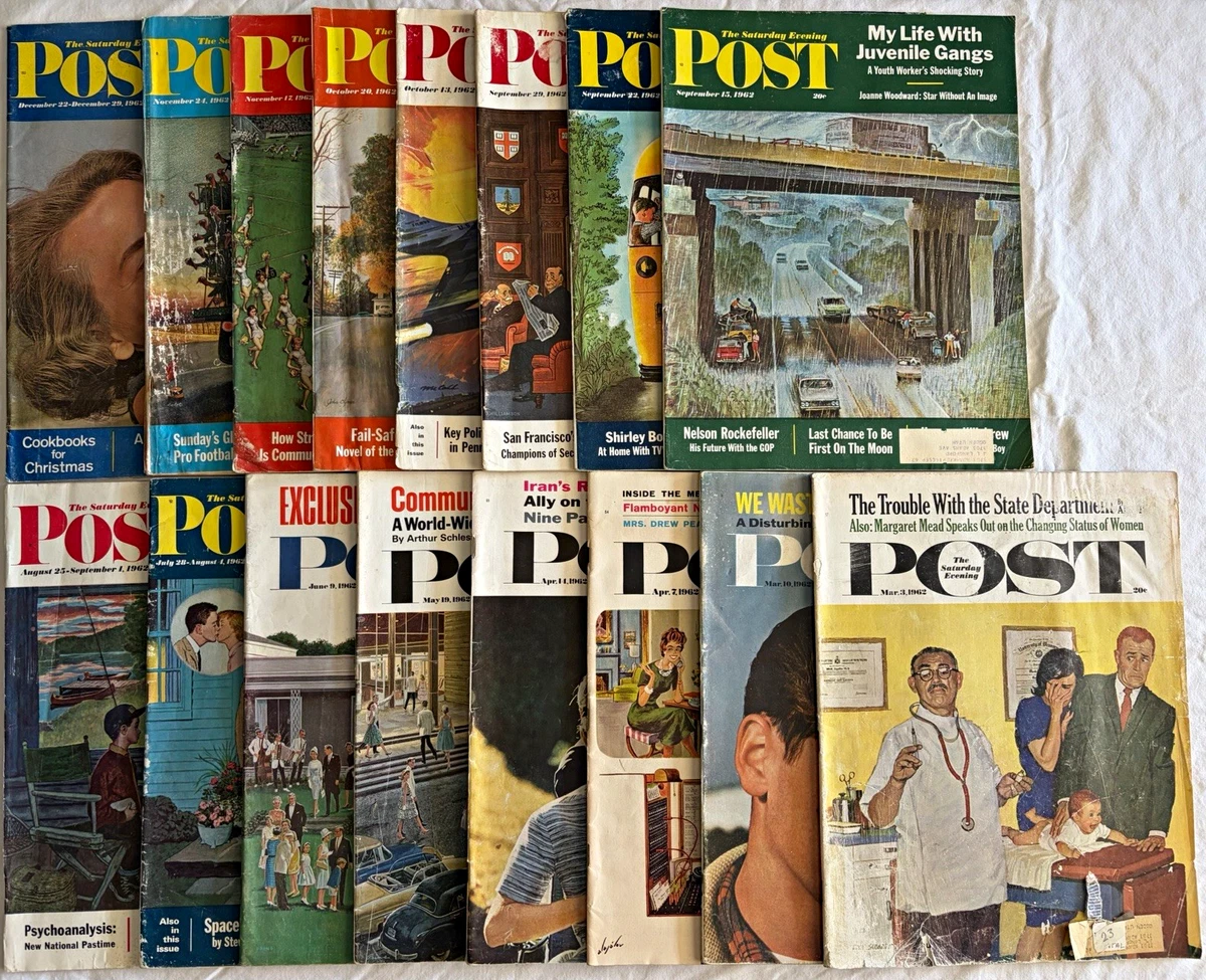 Saturday Evening Post Magazines 1940-1979 Just Listed 2026
