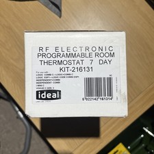 Image of Ideal RF Electronic 7 Day Programmable Room Thermostat & Receiver Kit 216131 New