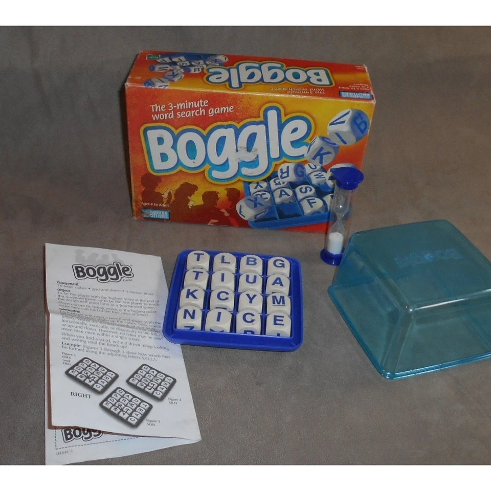 1999 Boggle Parker Brothers #00384 Complete Vintage Word Game - Image 2 of 4