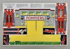 Planche Découpage Facile : « Pompiers » / Editions BIAS