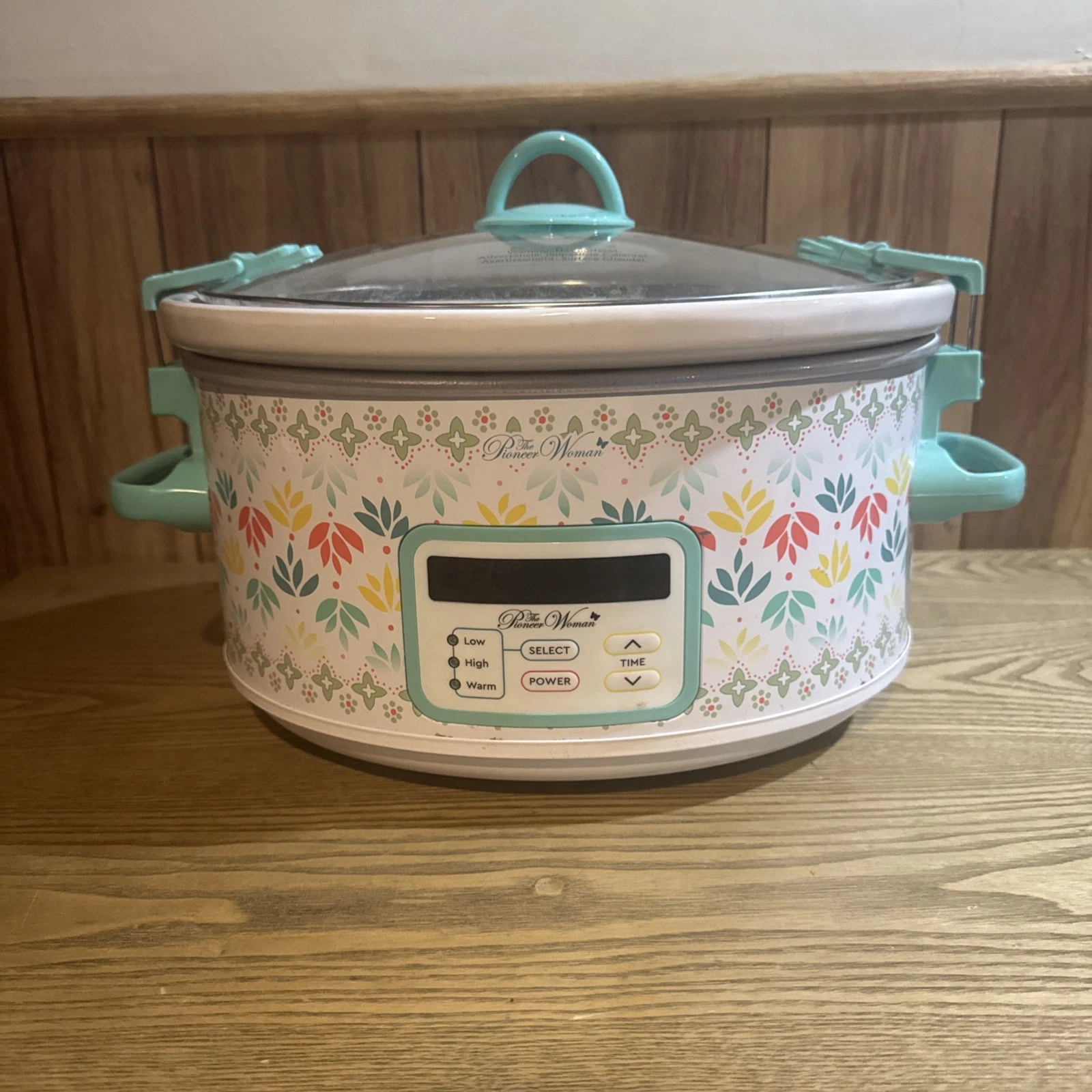 Pioneer Woman ~ MEANDERING GEO ~ 6 Quart ~ Digital ~ Slow Cooker ~ Crock Pot