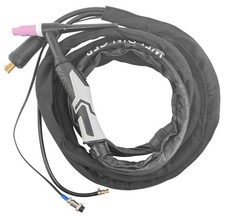 WIG Schlauchpaket WP26 flex pro 4m 5polig T50 flexible Biegung 13mm Stecker Gas