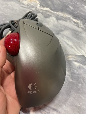 LOGITECH T-BB18 TRACKMAN WHEEL USB TRACKBALL MOUSE P/N 804360-0000