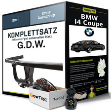 F�r BMW i4 Coupe Typ G26 Anh�ngerkupplung starr +eSatz 7pol uni. 11.2021-jetzt