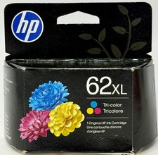 Genuine HP 62XL Tri-Color Ink Cartridge C2P07AN Original Exp 04/27