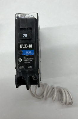 #ad USED Eaton BRN120DF 20A Dual Function Breaker $41.50