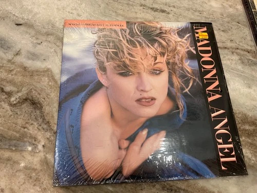 MADONNA 12" ANGEL 1985 Sire – 0-20335 EX/NM Masterdisk Original Press in Shrink