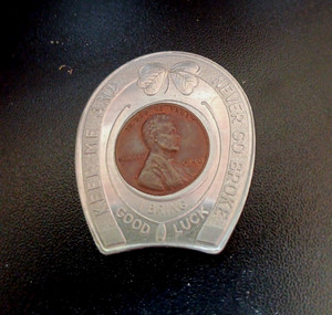 Good Luck Horseshoe Penny 1946 Duquesne Pilsener Beer