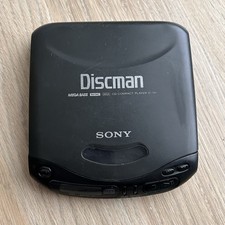 Sony Discman D-141 Portable CD Player Mega Bass AVLSd Tested READ