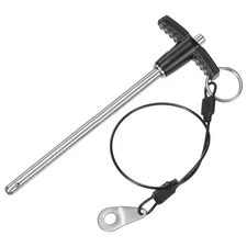 T Handle Lock Pin 1/4 Inch Dia 3-15/16 Usage Length Quick Release 304 Stainless