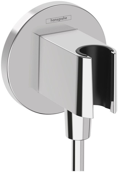 Hansgrohe Wandanschlussbogen Fixfit S Mit Brausehalter DN15 26888000-image