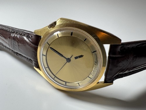 zodiac olympos mystery dial 70-72  17 jewels automatic swiss made wristwatch
