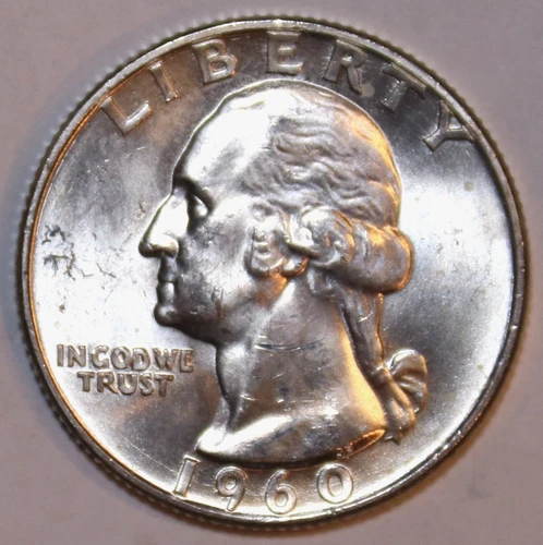 1960-D Washington Quarter - BU - #9414D - FREE SHIPPING