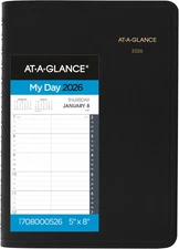 AT-A-GLANCE 2026 Appointment Book Planner, Daily, 5" X 8", Small, Quarter-Hour