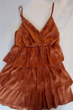 Nasty Gal Tiered Party Dress Size UK 6