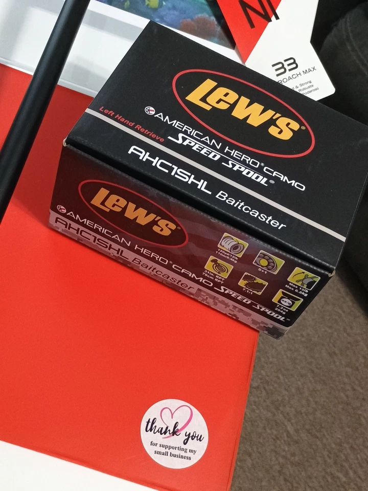 Caña de pescar baitcasting Zebco 33 6'6" MH 10-20lb y carrete Lew's American Hero Foto 3 de 4