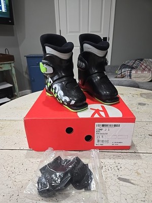 Rossignol Comp J1 Junior Ski Boots Black RBI6020 21.5