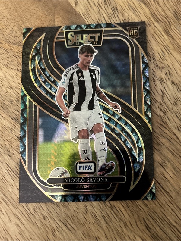 2024-25 Panini Select FIFA Nicolo Savona Rookie Jade Dragon Scale #16/28 PWE