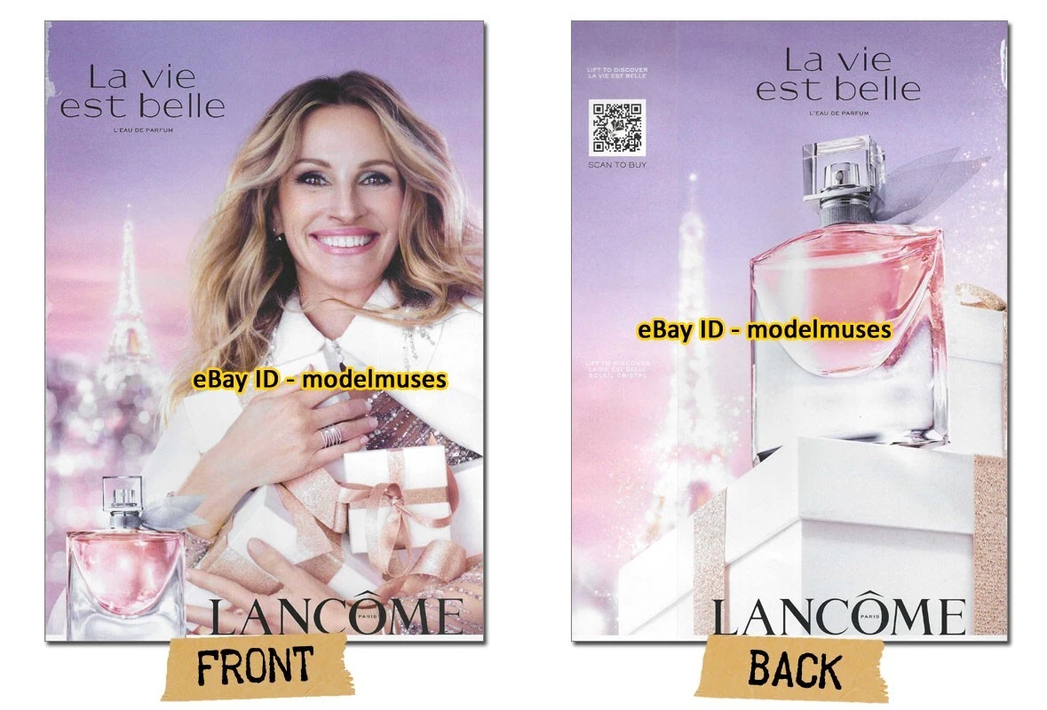 LANCOME Fragranze 2 Pagine Rivista STAMPA ANNUNCIO Vacanze 2021 JULIA ROBERTS