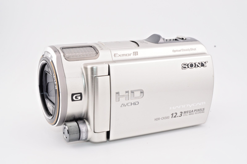 NEAR MINT SONY HDR-CX560V Handycam Digital Video Camera silver Tested Working - Picture 7 of 16
