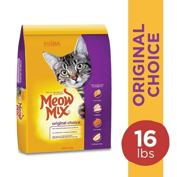 Meow Mix Original Choice 32lbs Dry Cat Food for sale online | eBay