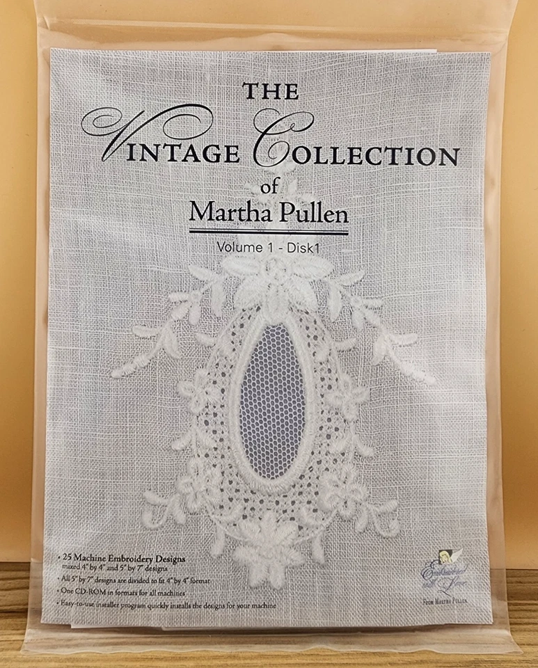 NEW/SEALED OOP MARTHA PULLEN VINTAGE COLLECTION EMBORIDERY CD-ROM - SET OF 6 - Image 2 of 4