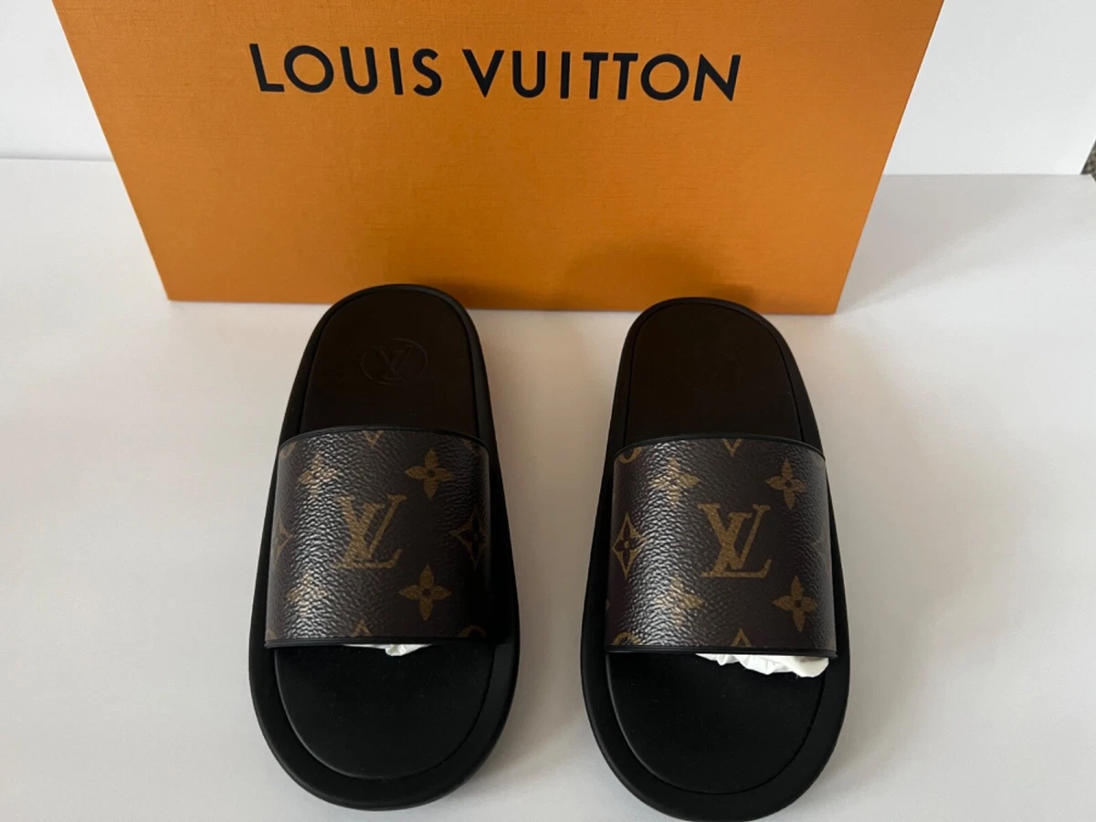 Louis Vuitton Sunbath Flat Mule Sliders Brand New With Box And