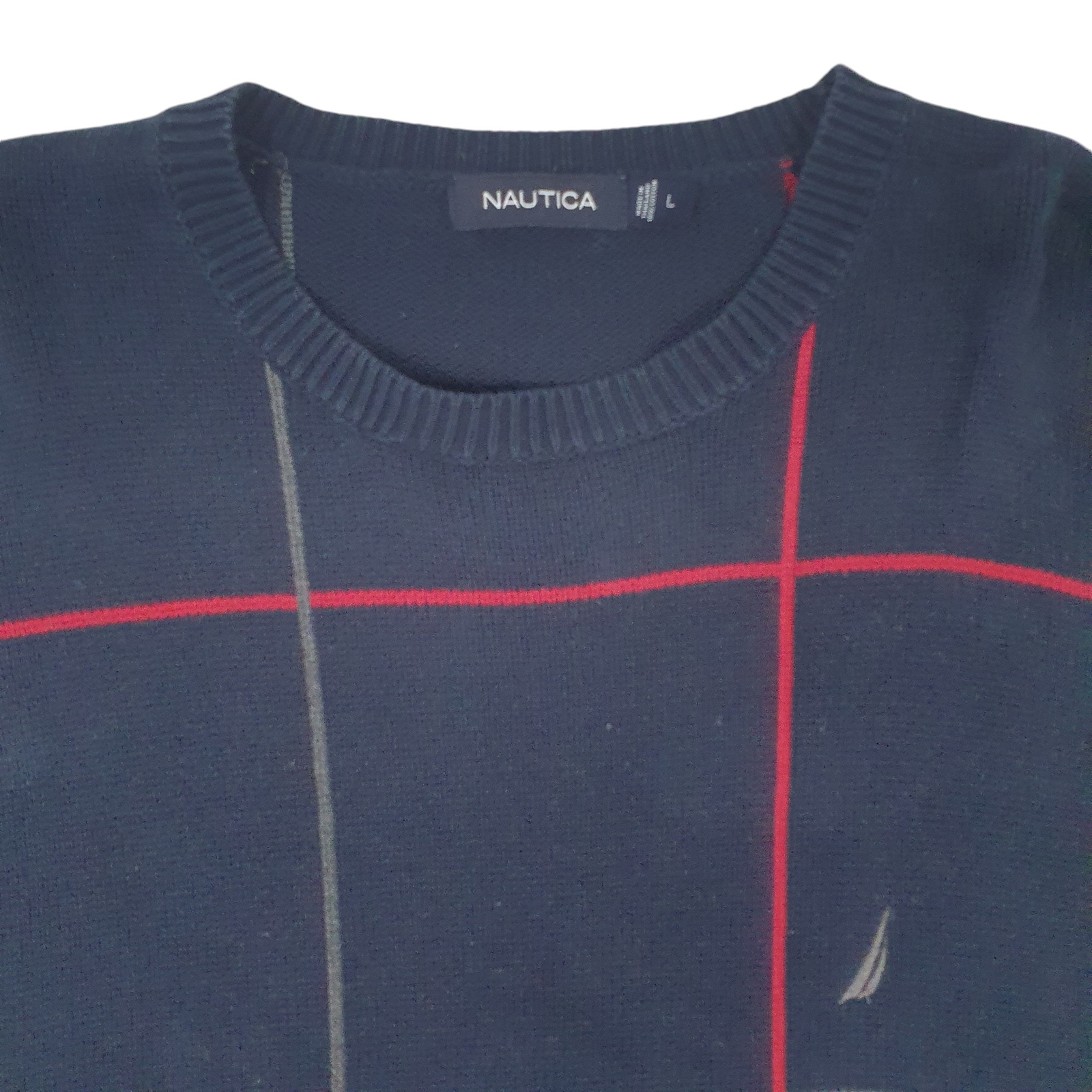 NAUTICA Crewneck Knitwear Jumper Sweatshirt Mens L image 2