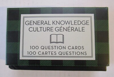 General Knowledge 100 Question Cards - Card Game
