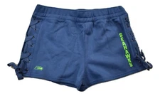 Junk Food Womens NFL Seattle Seahawks Lace-Up Side Shorts New XS-2XL