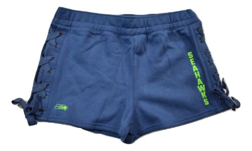 Junk Food Womens NFL Seattle Seahawks Lace-Up Side Shorts New XS-2XL - Picture 1 of 2