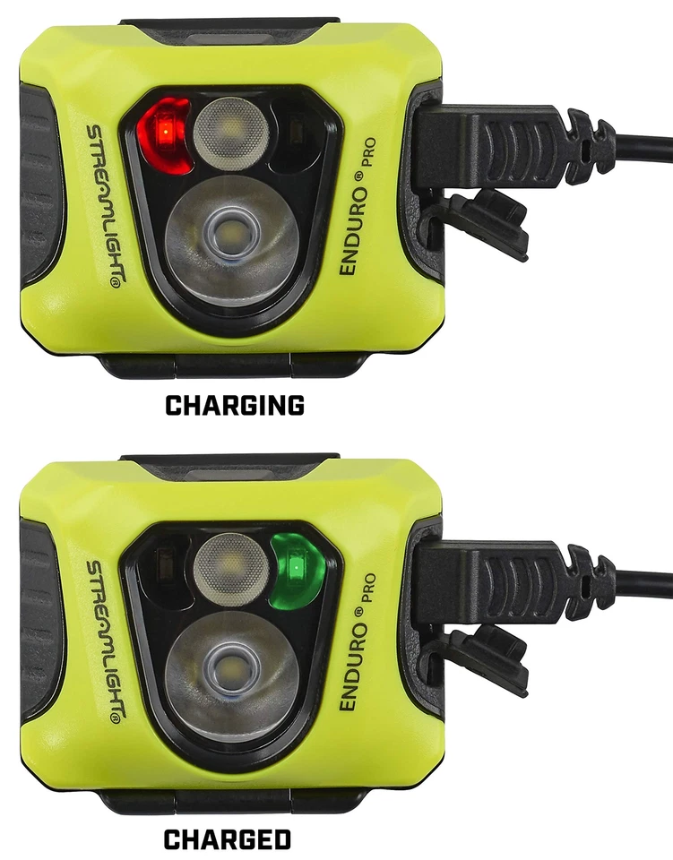 Farol Streamlight Enduro Pro USB recarregável amarelo luz multifuncional - Imagem 3 de 4