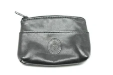  Black Genuine Leather Small Wallet Coin Purse