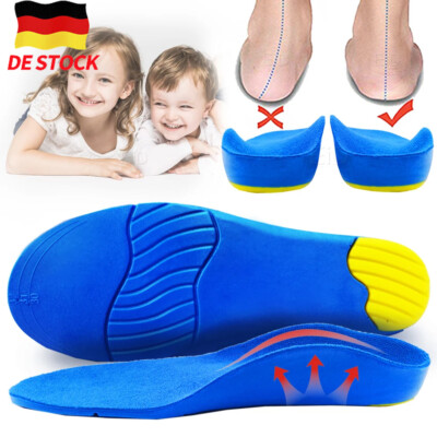 Einlegesohlen Gel Sport Fersensporn Orthopädische Schuheinlagen Plattfuß Kinders
