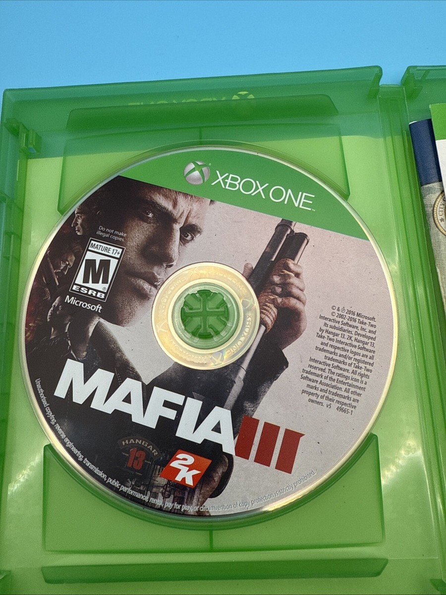 Mafia III - Mafia 3 Microsoft Xbox One Complete In Box - CIB