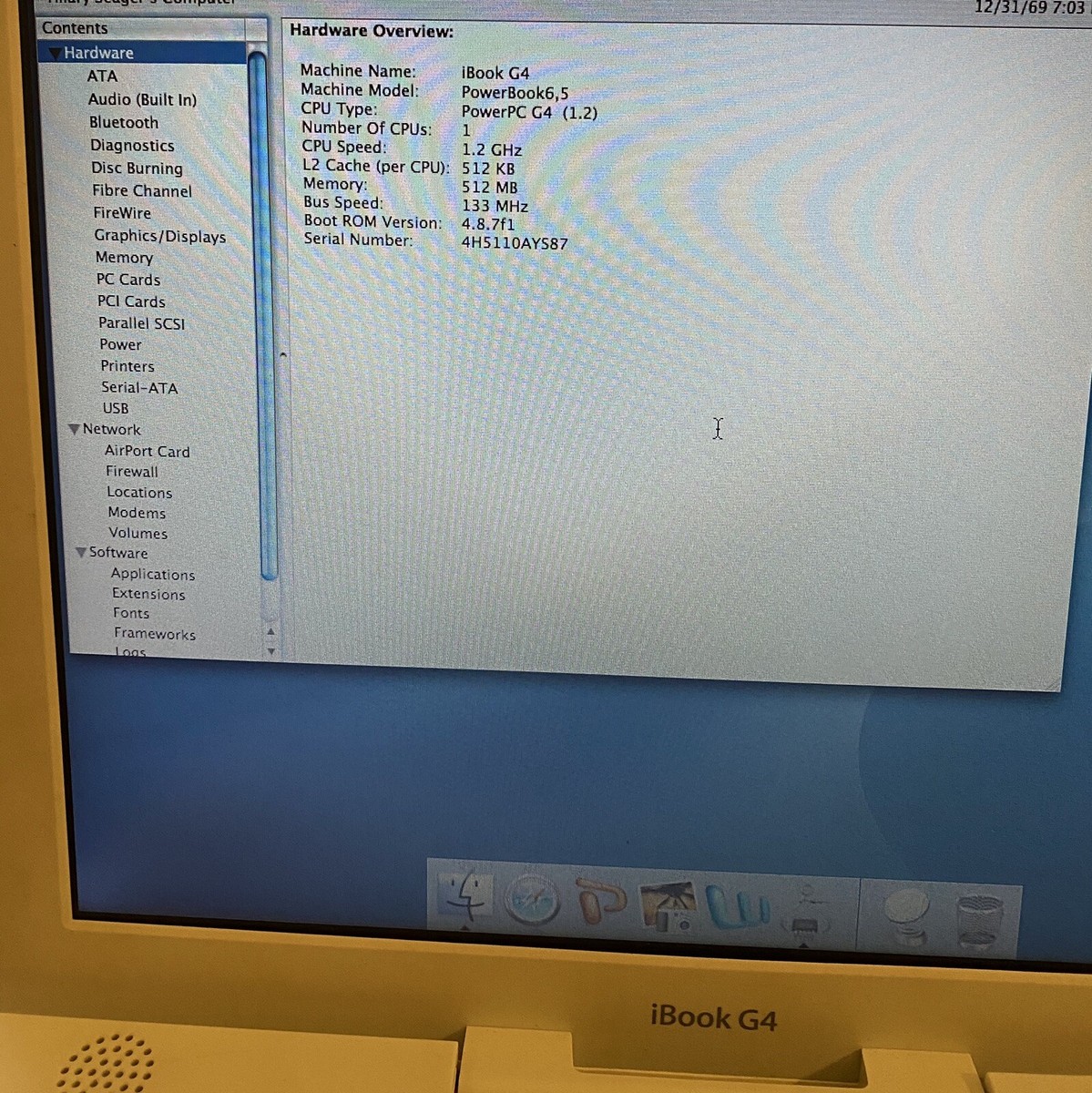 Apple iBook A1054 12.1 Apple iBook A1054 12.1