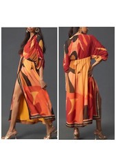 NWT Farm Rio Pleated Wrap Front Kaftan Dress, Size M