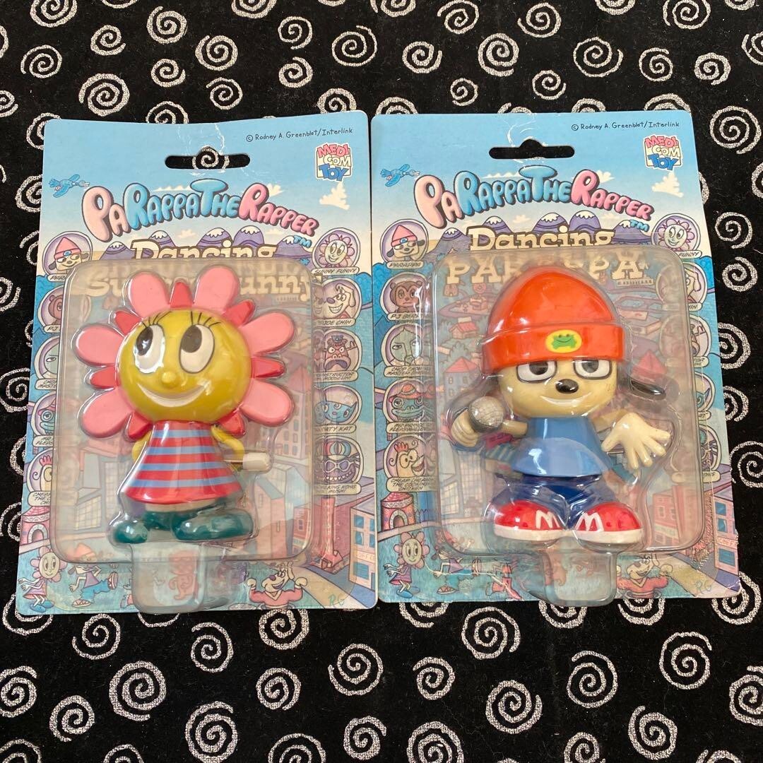 PaRappa Rapper & Sunny Funny 2-piece set Dancing figure Unopened