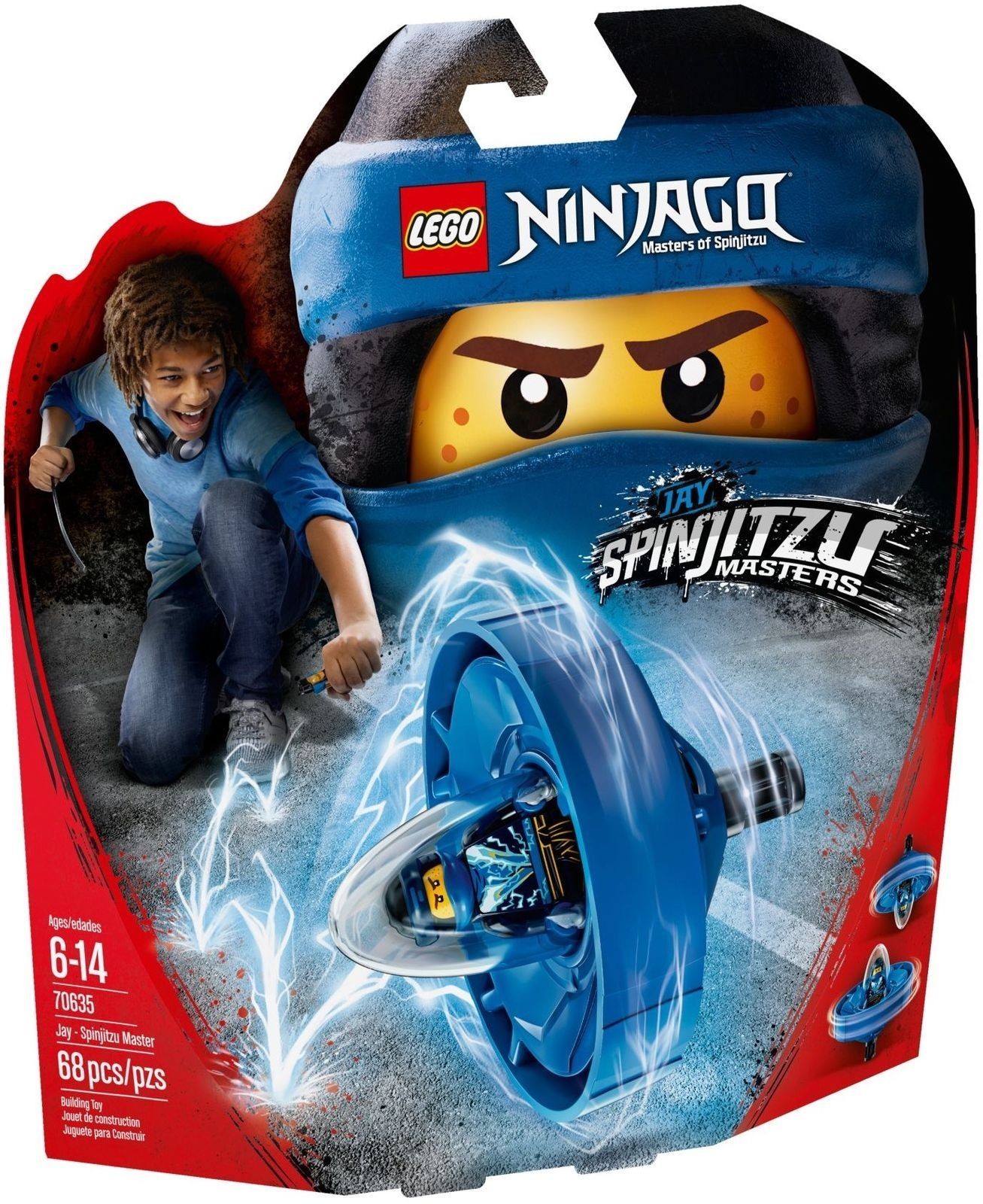 LEGO NINJAGO MOVIE JAY - MAESTRO DI SPINJITZU - LEGO 70635
