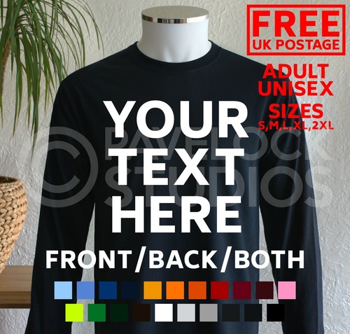 long sleeve printed tee