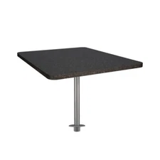 RV Granite Chocolate Dinette Table 38" X 30" with Flush Mount Leg System