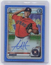 2020 Bowman Chrome Austin Hansen Prospect Autographs HTA Choice /150