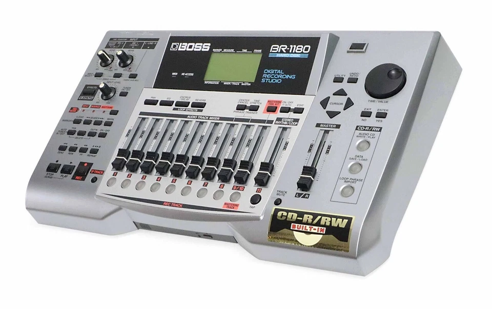 BOSS BR-1180 CD Digital Recording Studio Multi Track Recorder Used - Image 2 of 4